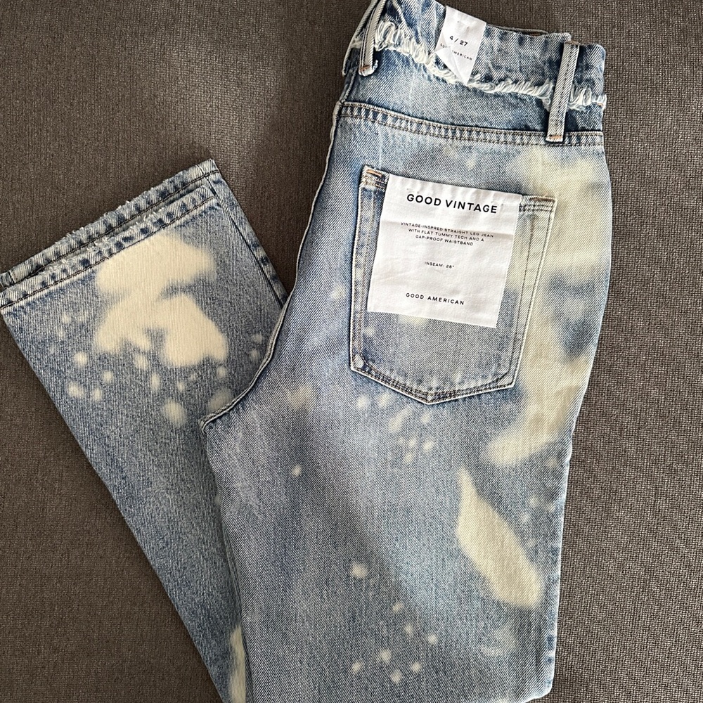 Good American Vintage Straight Leg Jeans